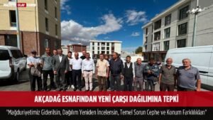 Akçadağ'da Yükselen Ses Bakan Kurum’un Sözleri Tutulmadı 3 akcadag esnafindan yeni carsi dagilimina tepki magduriyetimiz giderilsin