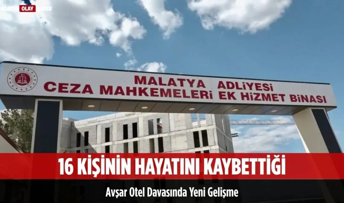 Malatya’da 16 kişinin hayatını kaybettiği Avşar Otel davasında yargılama sürüyor.