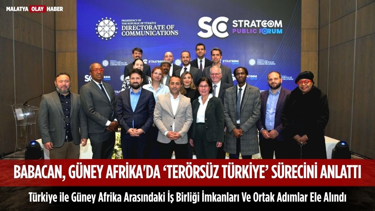 Babacan, Güney Afrika'da “Terörsüz Türkiye” sürecini anlattı 1