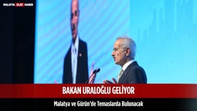 Uğur Hanbey Aladağ…:Malatya Olay Haber…:
Ulaştırma ve Altyapı Bakanı Abdulkadir Uraloğlu,