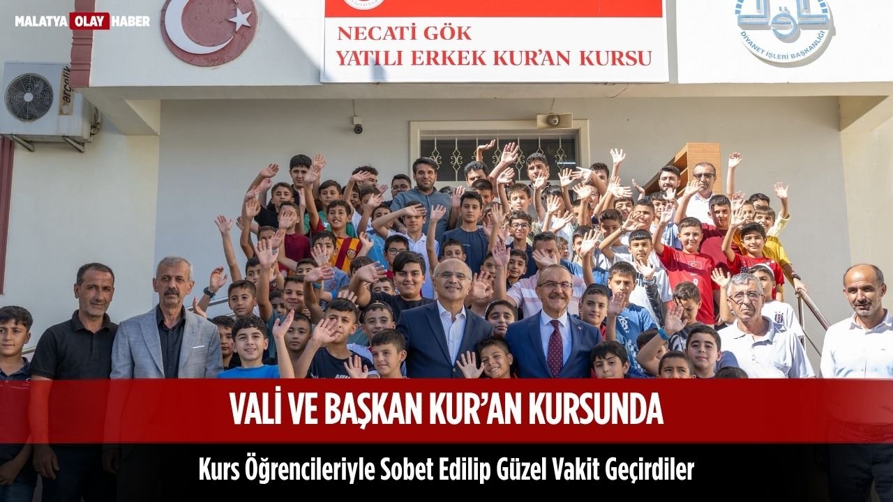 Vali Yavuz ve Başkan Er, Yatılı Kur’an Kursu Öğrencileriyle Buluştu 2 Vali Yavuz ve Başkan Er, Yatılı Kur’an Kursu Öğrencileriyle Buluştu 1