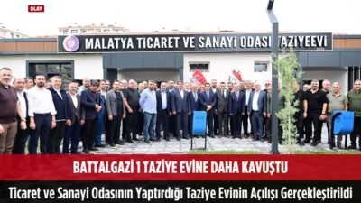 battalgazi 1 taziye evine daha kavustu ticaret sanayi odasi yaptirdi acilisi gerceklestirildi