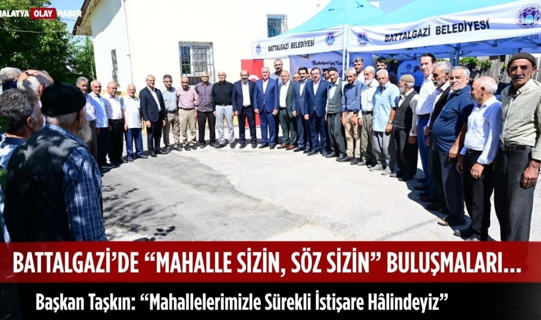 Uğur Hanbey Aladağ…:Malatya Olay Haber…:
Battalgazi Belediye Başkanı Bayram Taşkın’ın mahallelerdeki