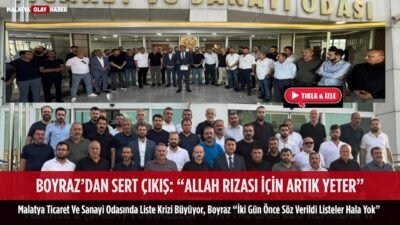 MTSO’da Liste Gerilimi Büyüyor, Başkan Adayı Mahmut Boyraz’dan Oda Yönetimine Sert Tepki 3