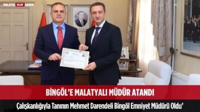Sevilen Emniyet Müdürü Mehmet Darendeli Bingöl’e Atandı 1