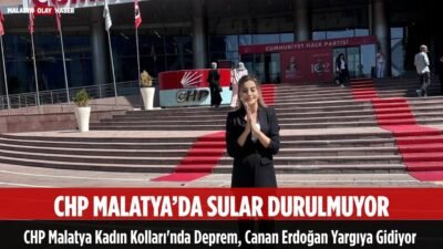 Ali Aladağ…:Malatya Olay Haber…:
CHP önceki Kadın Kolları Başkanı Canan Erdoğan