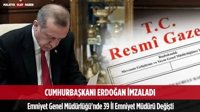 25 il emniyet müdürü de görevden alındı