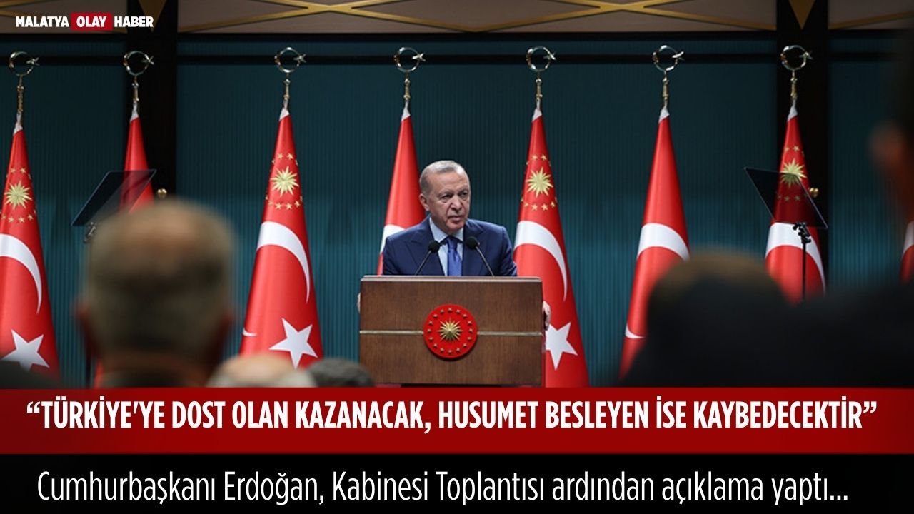 Cumhurbaşkanı Erdoğan Kabine Toplantısının Ardından Önemli Mesajlar Verdi... 9