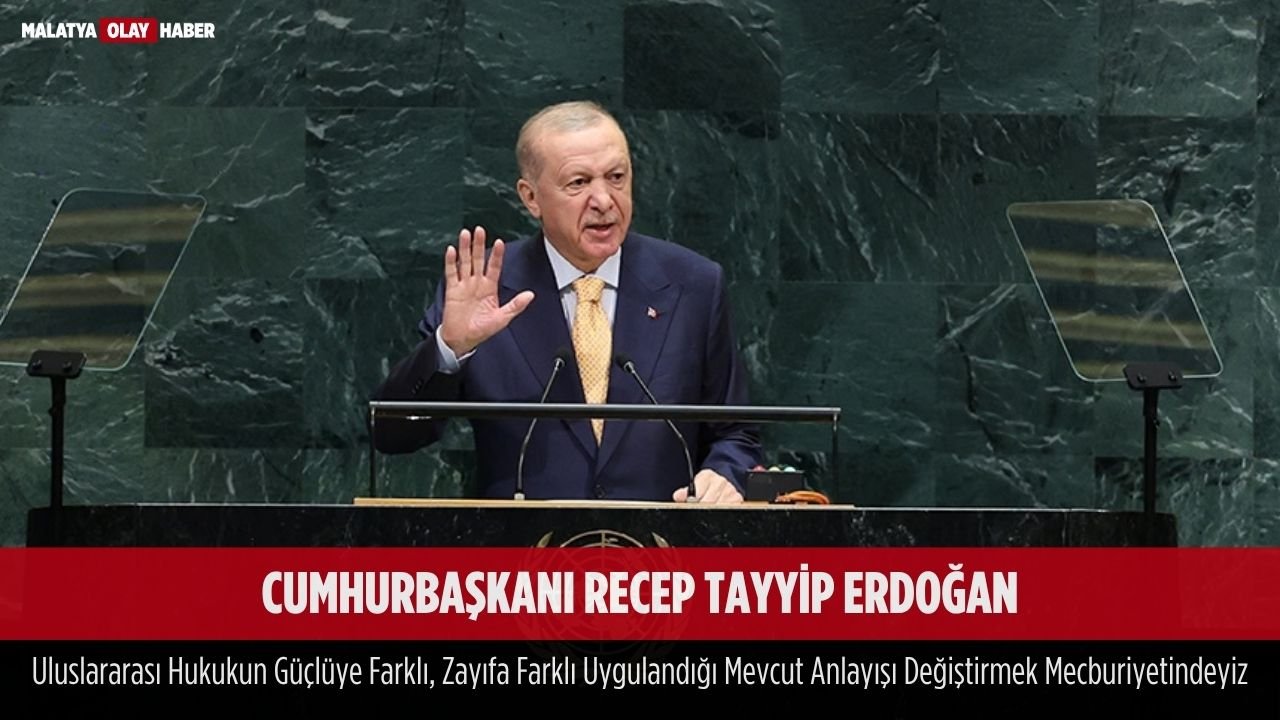 Ali Aladağ…:Malatya Olay Haber…:
Dünya'ya bir defa daha aynı mesaj...Cumhurbaşkanı Erdoğan