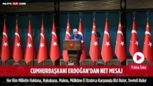 cumhurnaskani erdogan net mesaj her kim milletin hakkina hukunel uzatan bizi karsisinda bulur