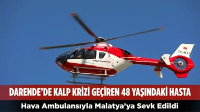 Darende’de kalp krizi geçiren 48 yaşındaki hasta, Hulusi Efendi Devlet