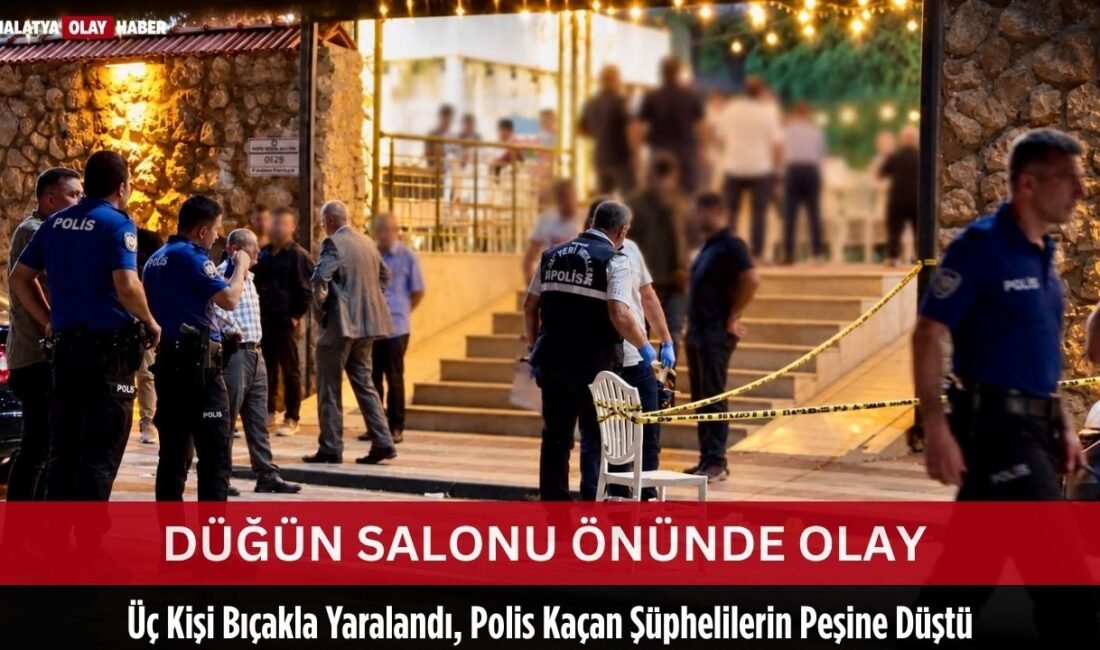 Ali Aladağ…:Malatya Olay Haber…:
Malatya’da bir düğün salonunun önünde henüz bilinmeyen