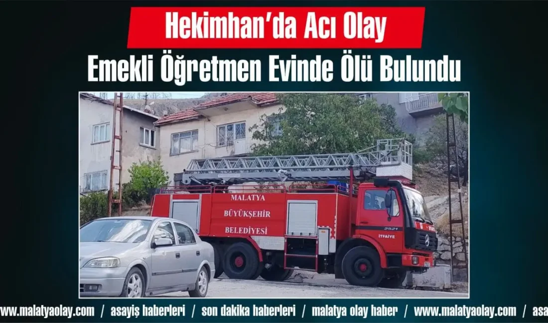 Malatya’nın Hekimhan ilçesinde 69 yaşındaki emekli öğretmen Erol Karadoğan, yalnız