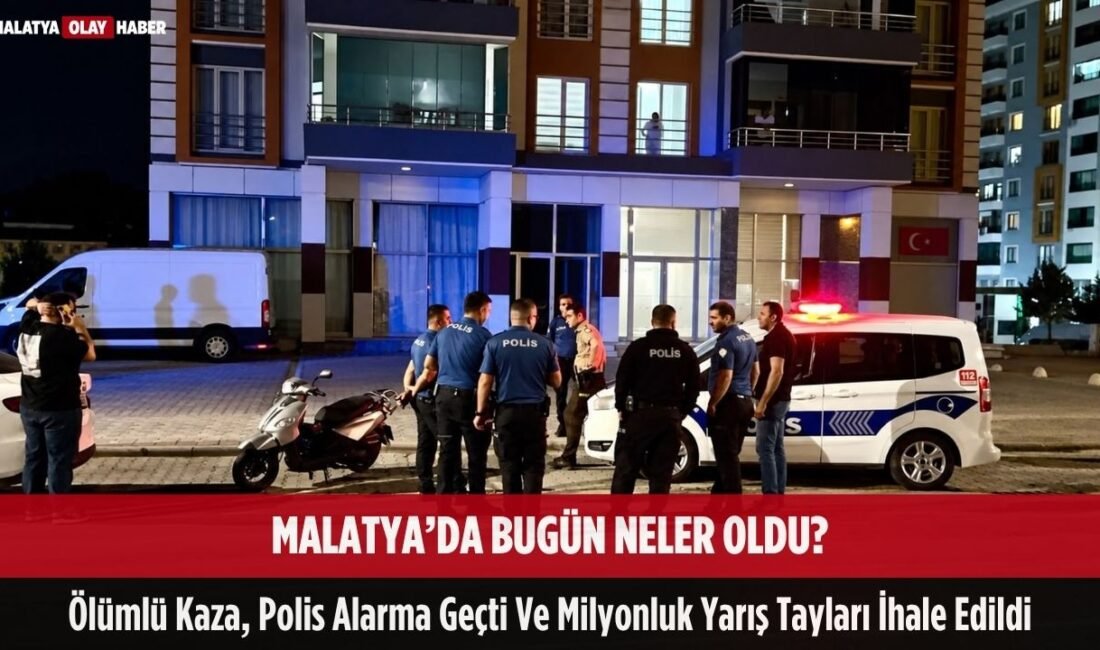 Ali Aladağ…:Malatya Olay Haber…:
Malatya’da bugün asayişten trafiğe, ekonomiden tarıma kadar