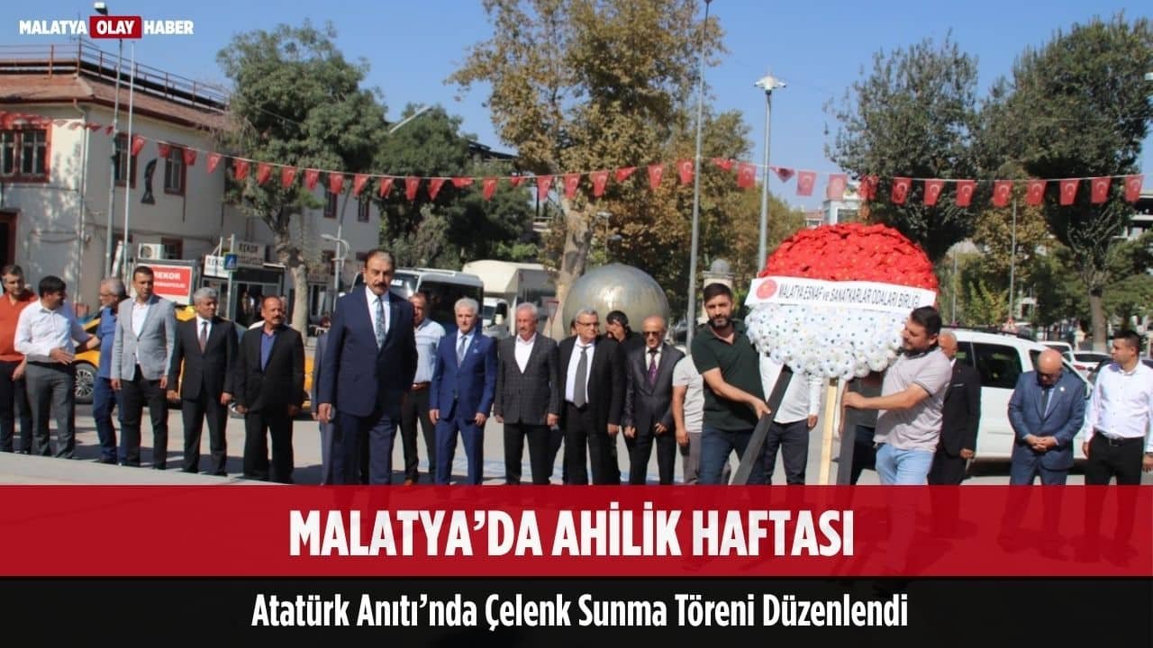 Malatya'da Ahilik Haftası Kutlanıyor 1