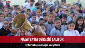 Malatya'da ders zili çalıyor! 139 bin 944 öğrenci bugün okul yolunda 7