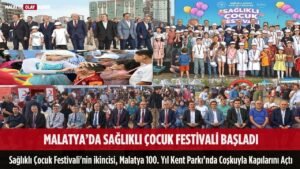 Malatya’da Çocuklar İçin Sağlıklı Ve Eğlenceli Buluşma: Sağlıklı Çocuk Festivali