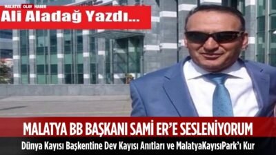 Ali Aladağ Yazdı...:Malatya Olay Haber...:
Bu topraklara Allah’ın en büyük lütuflarından