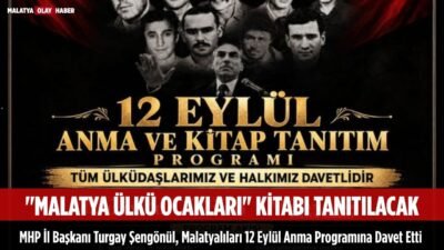 Ali Aladağ…:Malatya Olay Haber…:
Günün öne çıkan haberi...Ülkü Ocakları Malatya İl