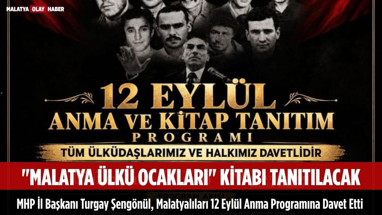 Malatya'da 12 Eylül Programı 1