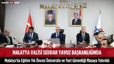 Huzurlu Bir Eğitim Dönemi İçin Talimatlar Verildi 33