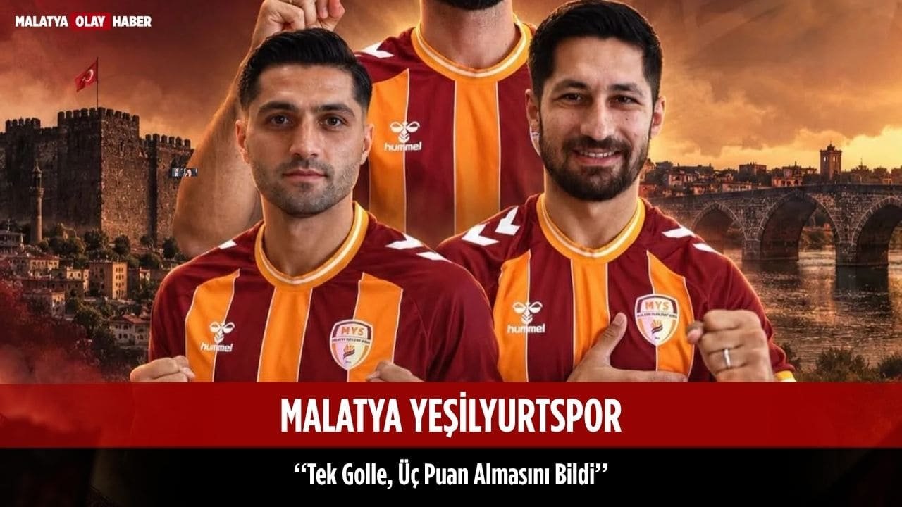 Malatya Yeşilyurtspor Tek Gol İle Üç Puan Almasını Bildi 3