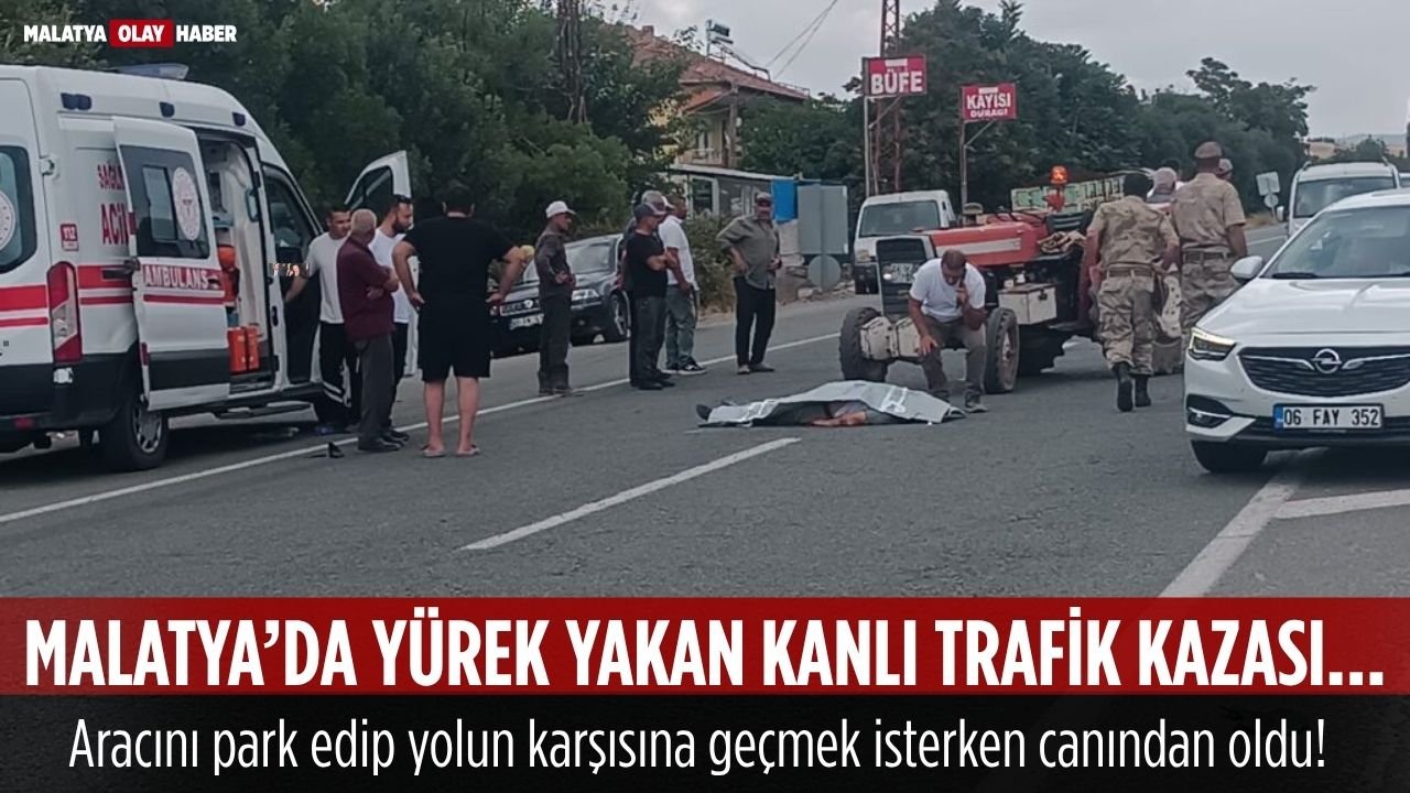 Malatya'da yürek yakan trafik kazası 1