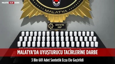 Malatya'da Narkotik ekiplerinin Melekbaba, Cevatpaşa ve İlyas mahallelerinde düzenlediği operasyonda