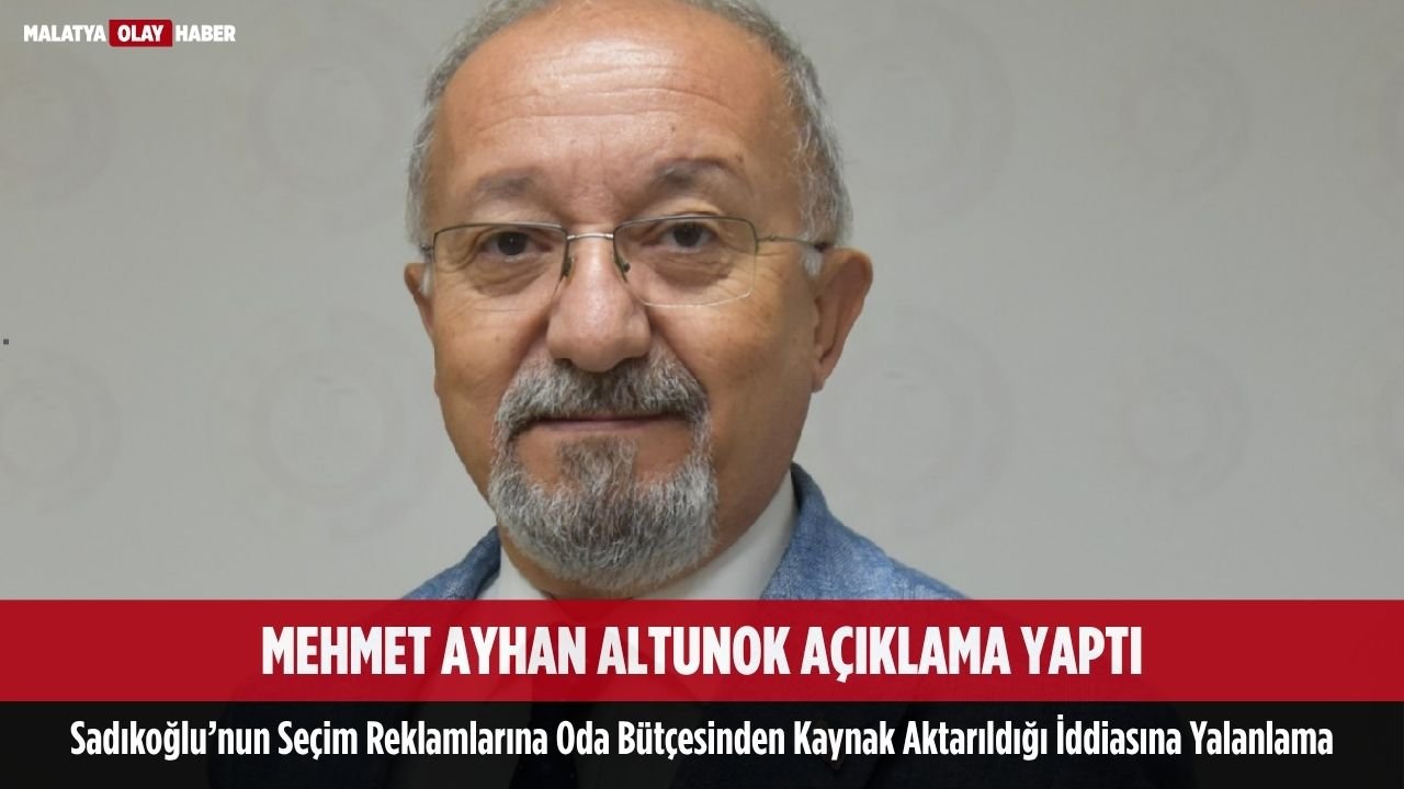 Altunok, MTSO'nun kurumsal ve mali yapısının her zaman denetlenebilir olduğunu söyledi 1