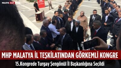 Uğur Hanbey Aladağ…:Malatya Olay Haber…:
Milliyetçi Hareket Partisi (MHP) Malatya İl