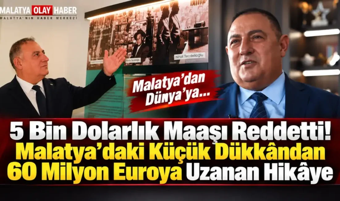 Çetin Cıvata Yönetim Kurulu Başkanı Mustafa Tecdelioğlu, 1913’te Malatya’da açılan
