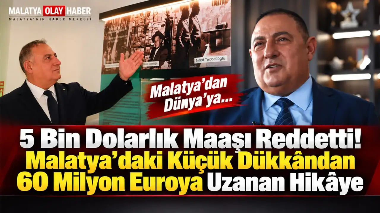 Çetin Cıvata Yönetim Kurulu Başkanı Mustafa Tecdelioğlu, 1913’te Malatya’da açılan