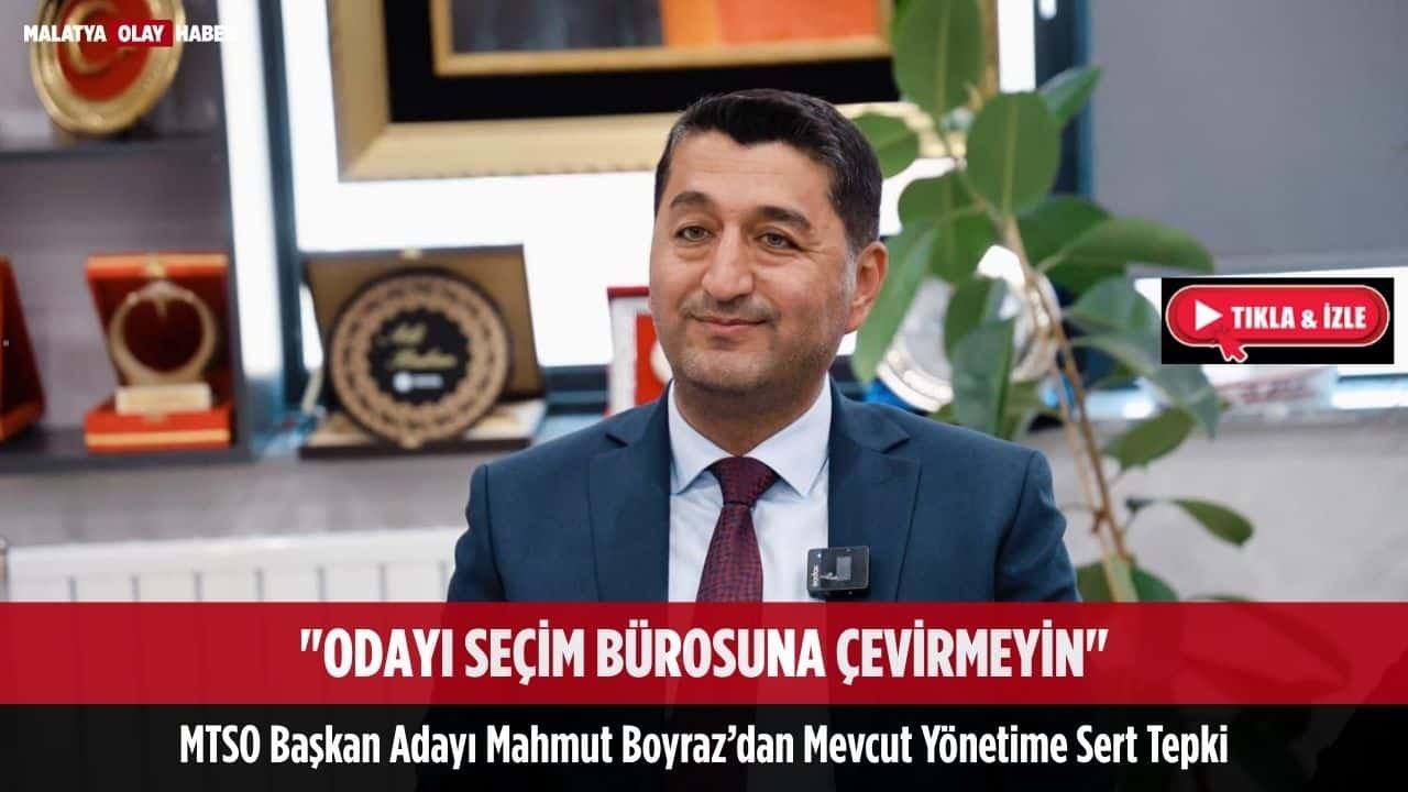 Boyraz, Malatya'nın kaybedecek bir 4 yılı daha yok 1