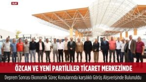 ramazan ozcan ve yeni partililer kayisi ticaret merkezinde