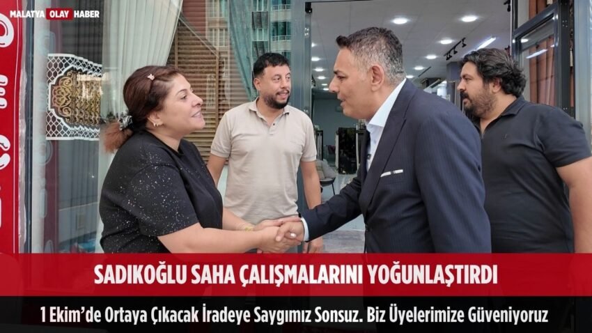 Sadıkoğlu’na sahada yoğun ilgi var