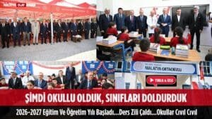 Malatya'da ilk ders zili çaldı 5