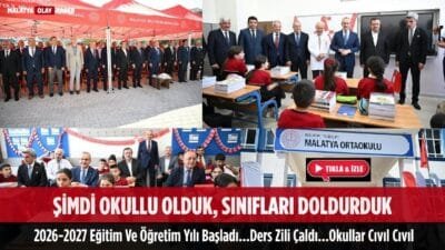 Malatya'da ilk ders zili çaldı 25