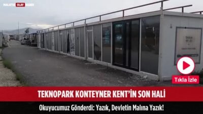 Malatya’da Boşaltılan Konteyner Kentten Görüntüler: “Hırsızlar Talan Etmiş” 5