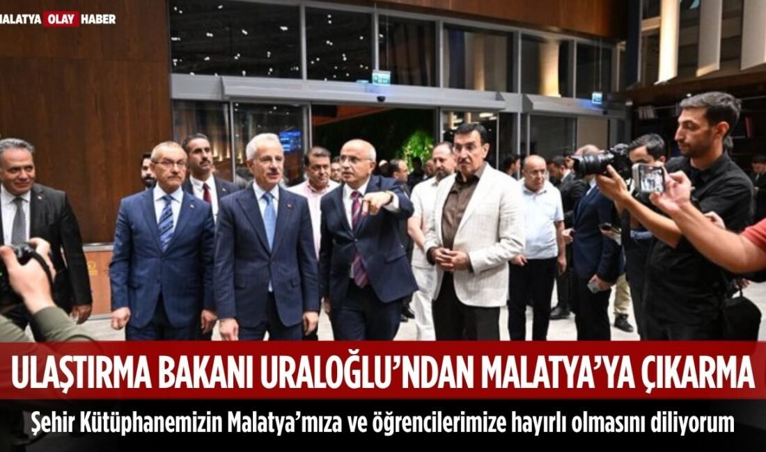 Uğur Hanbey Aladağ…:Malatya Olay Haber…:
Ulaştırma ve Altyapı Bakanı Abdulkadir Uraloğlu,