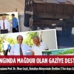 Yangın Mağduru Gaziye 3 Ton Arpa Desteği, Başkan Geçit'ten Alkışlık Hareket 61