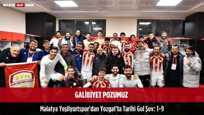 Malatya Yeşilyurtspor Kulübü Yozgat’ı Sahasında Sildi 9-1