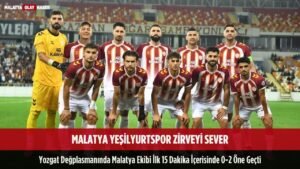 malatya yesilyurtspor zirveyi sever yozgat karsisinda 2 sifir onde