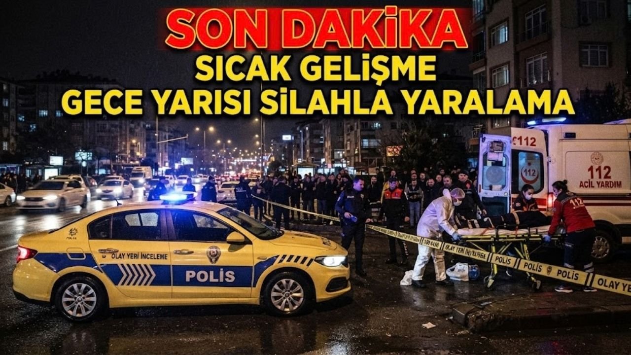 son dakika silahla yaralama