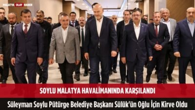 soylu malatya havalimaninda karsilandi baskan suluk oglu icin kirve oldu
